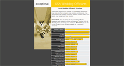 Desktop Screenshot of localweddingofficiants.com