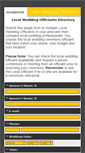 Mobile Screenshot of localweddingofficiants.com