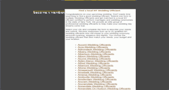 Desktop Screenshot of new-york.localweddingofficiants.com
